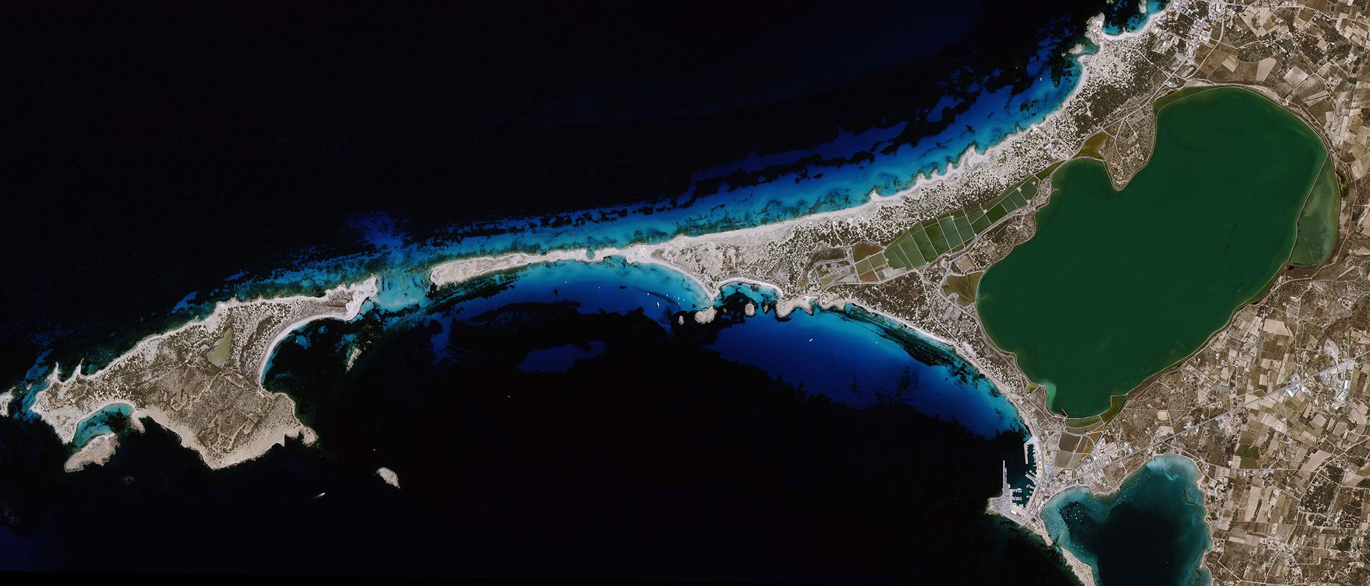 Satellite data analysis imagery images